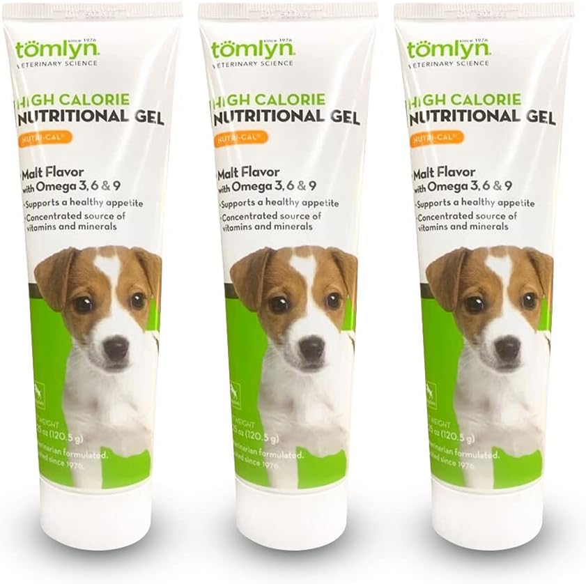 Tomlyn Nutri-Cal Malt-Flavoured High-Calorie Nutritional Gel for Dogs, 4.25 oz
