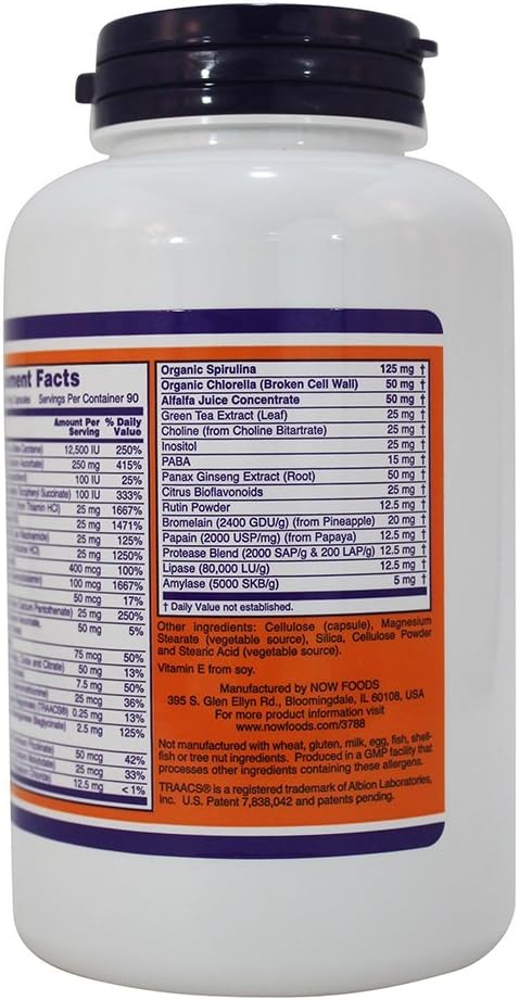 Multi Vitamin Iron Free 180 VegiCaps (Pack of 2)