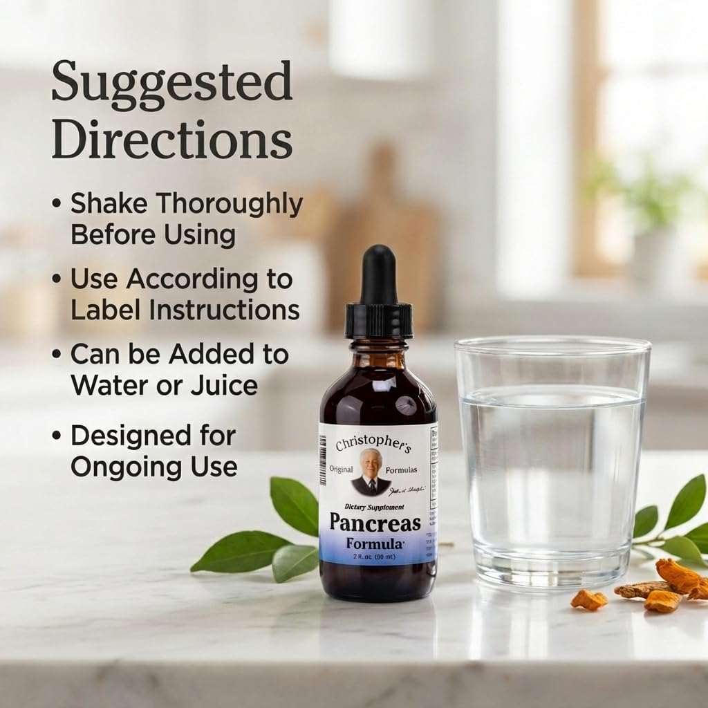 Christopher's Original Formulas Pancreas Formula Extract, 59 ml (2 fl oz)