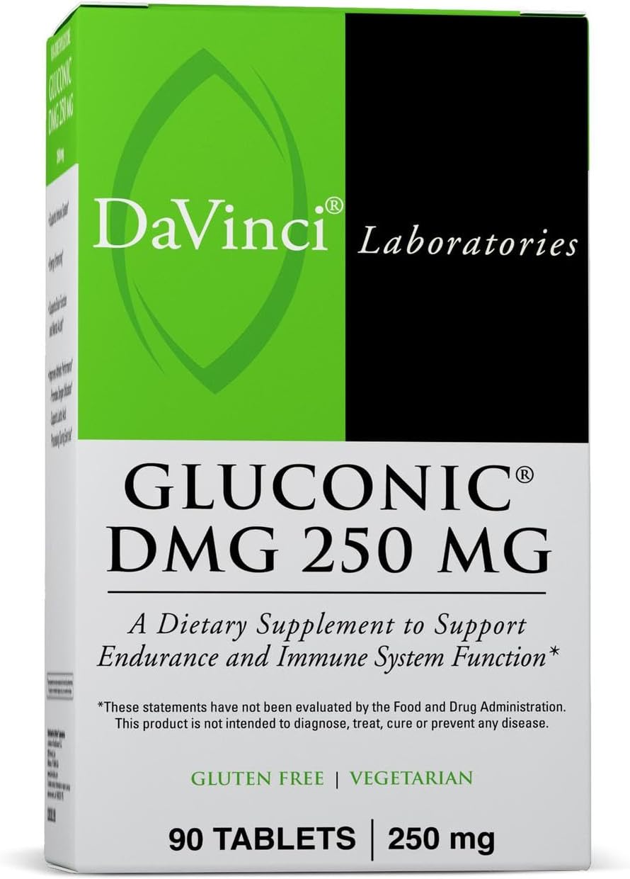 DaVinci Labs Gluconic DMG 250 mg - 90 Chewable Tablets
