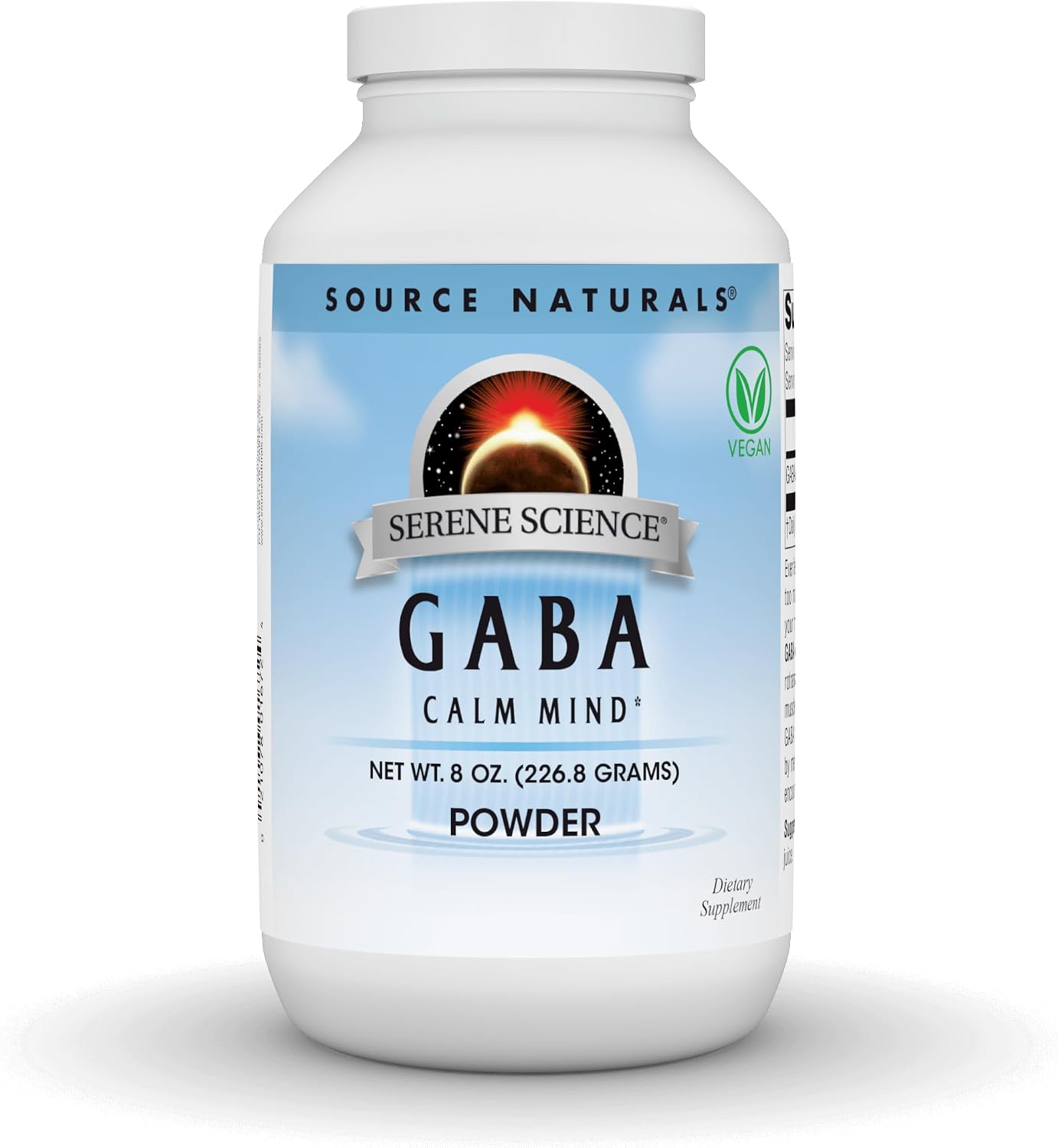 Source Naturals Serene Science GABA – Calm Mind – 750 mg – 227 g Powder