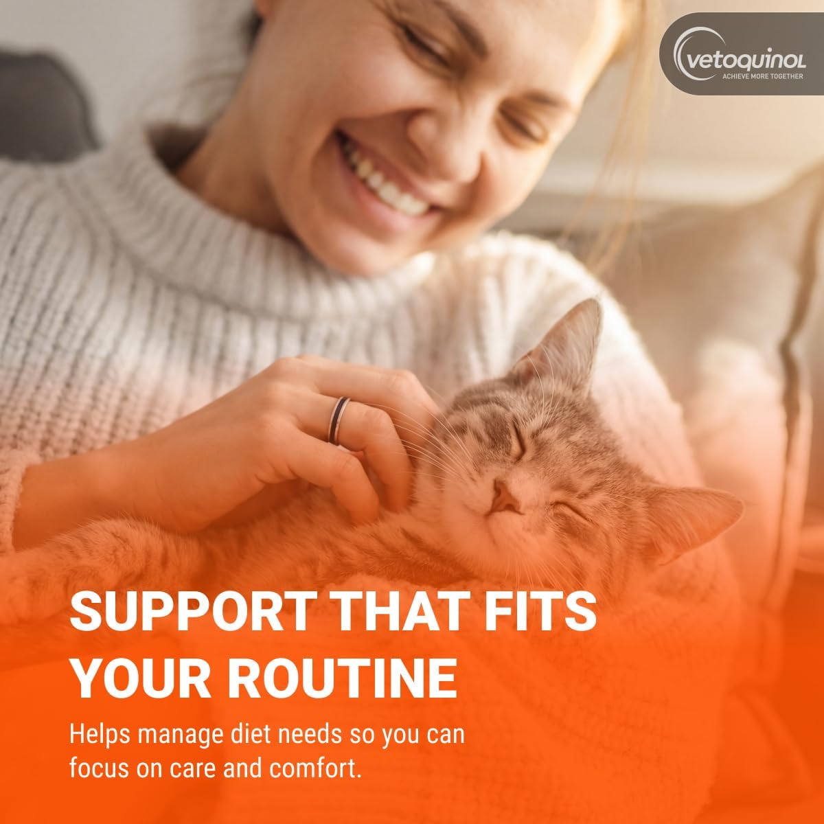 Vetoquinol Epakitin Chitosin-Based Phosphate Binder for Cats & Dogs – Renal Support Supplement Powder - 300g