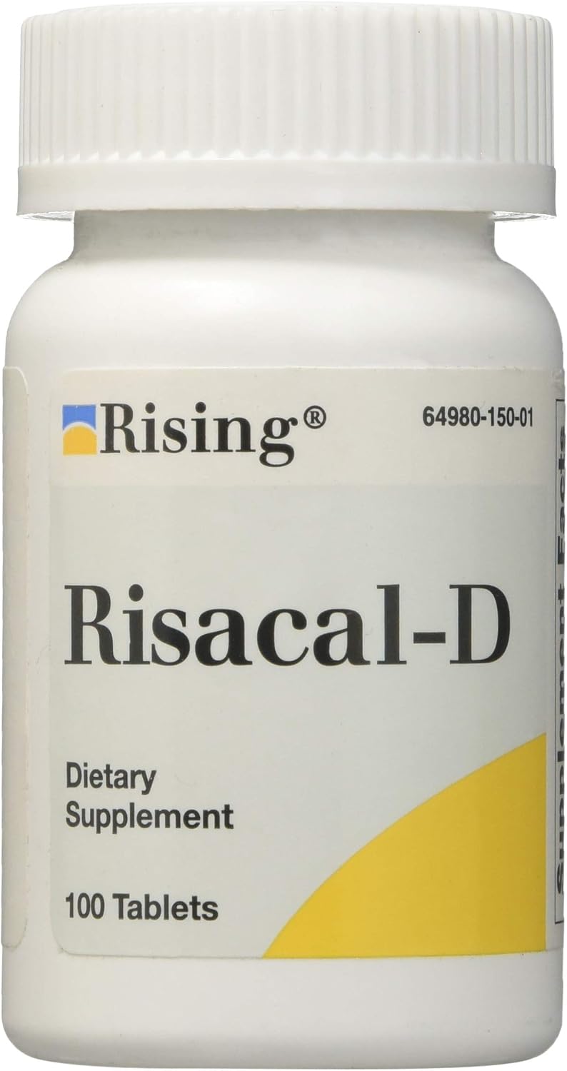 RISACAL-D Vitamin D3 Tablets - 100 Count