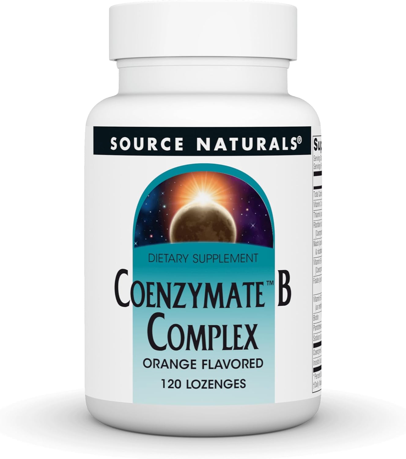 Source Naturals Coenzymate B Complex, 30 Orange Flavoured Lozenges