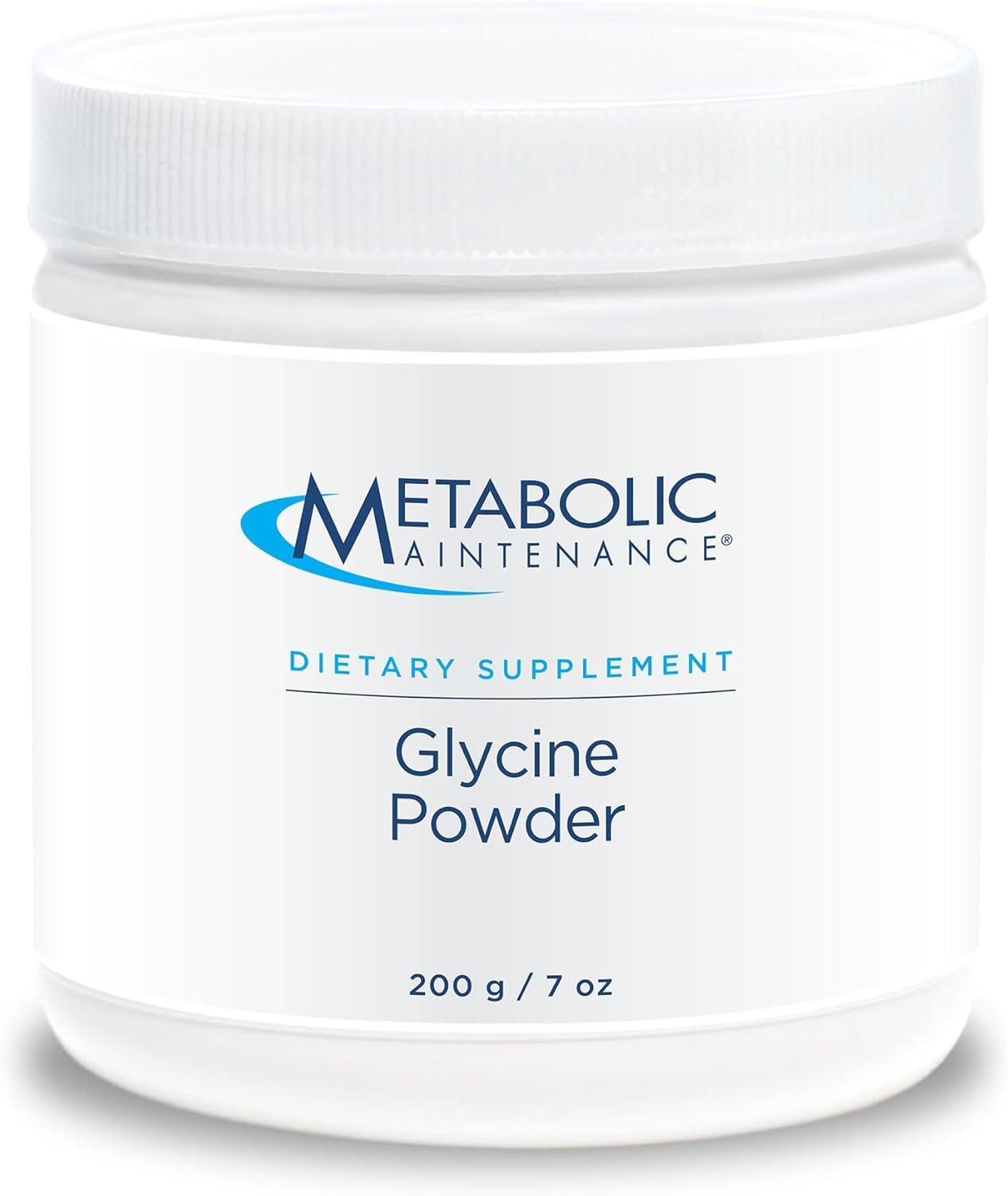 Metabolic Maintenance Glycine Powder – 1000 mg – Calm and Detox Support – Hypoallergenic – Unflavoured – 200 Servings