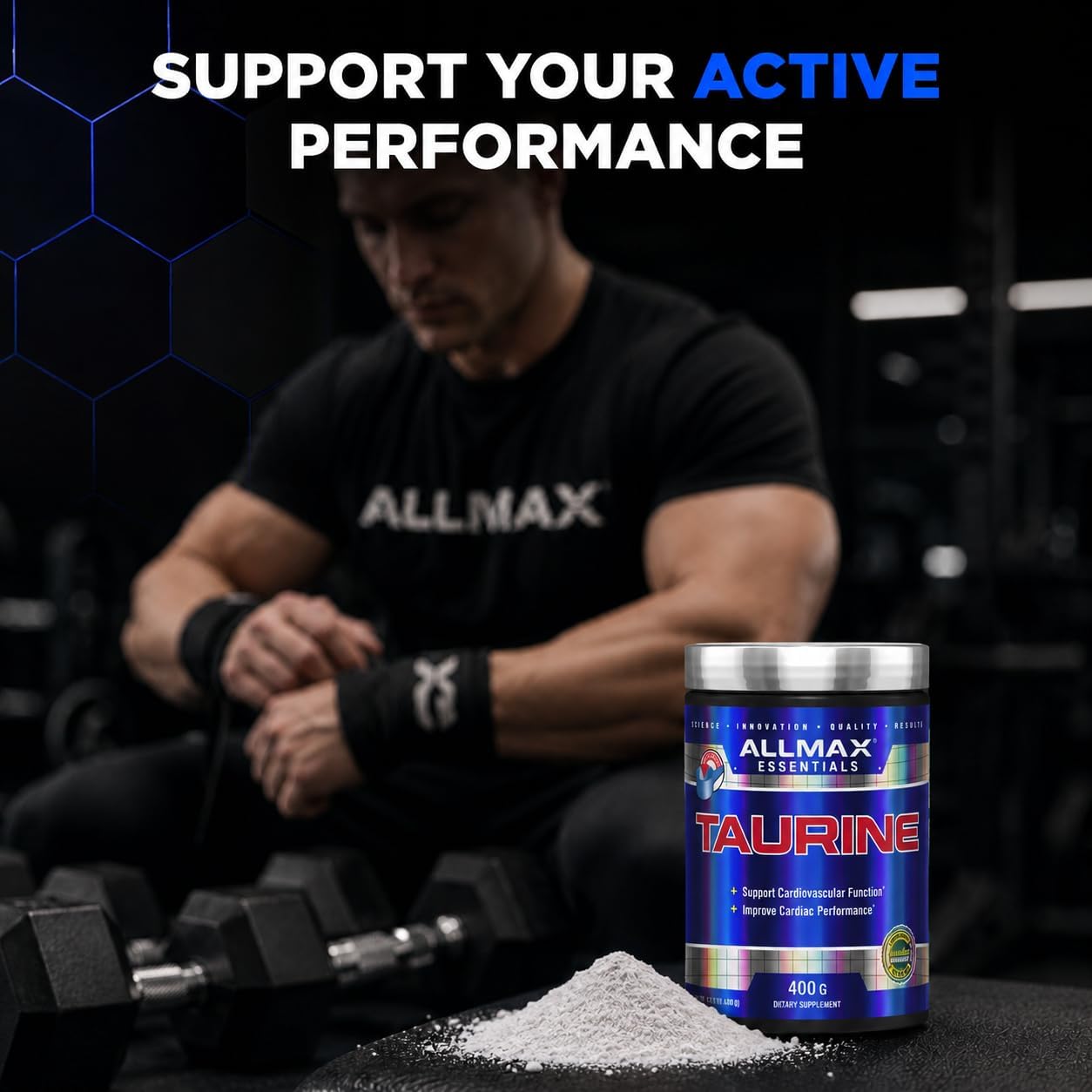 ALLMAX Essentials Taurine Powder - 400g (133 Servings) - görsel 6
