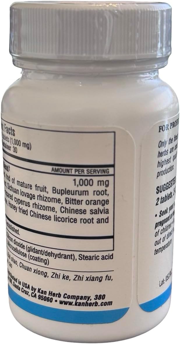 Kan Herbs - Bupleurum Soothing Liver Formula, 60 Tablets