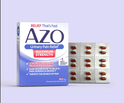AZO Urinary Pain Relief Max Strength 12 Count Tablets