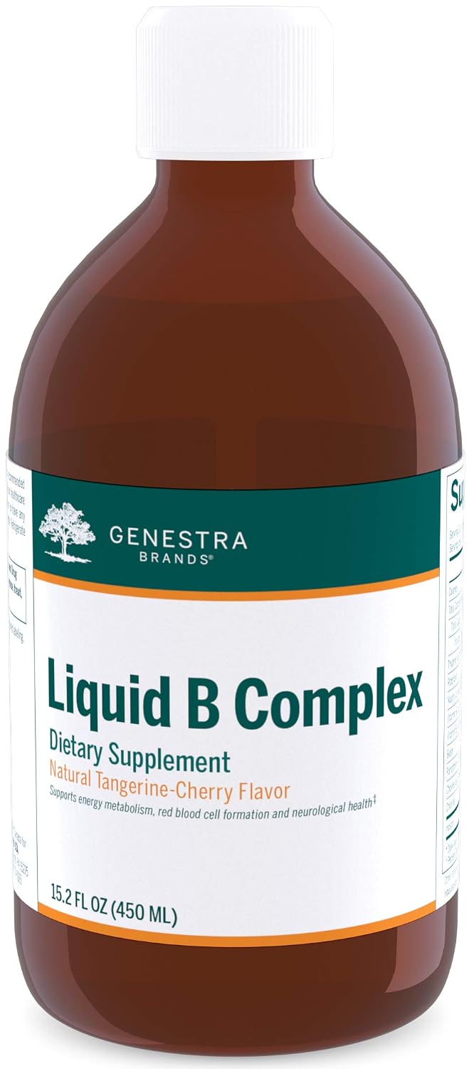 Genestra Brands Liquid B Complex - Broad Spectrum B-Vitamin Complex, 450 mL