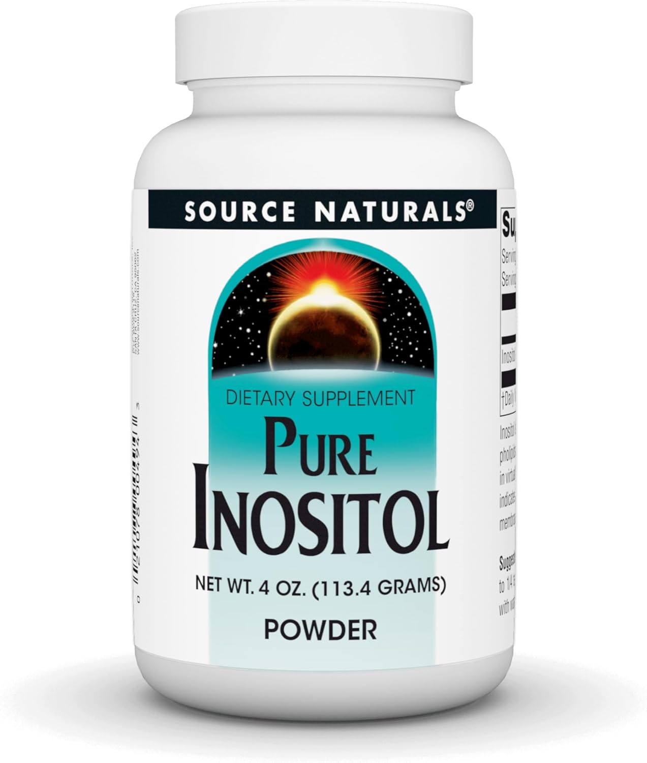 Source Naturals Pure Inositol Powder - Dietary Supplement, 454 g
