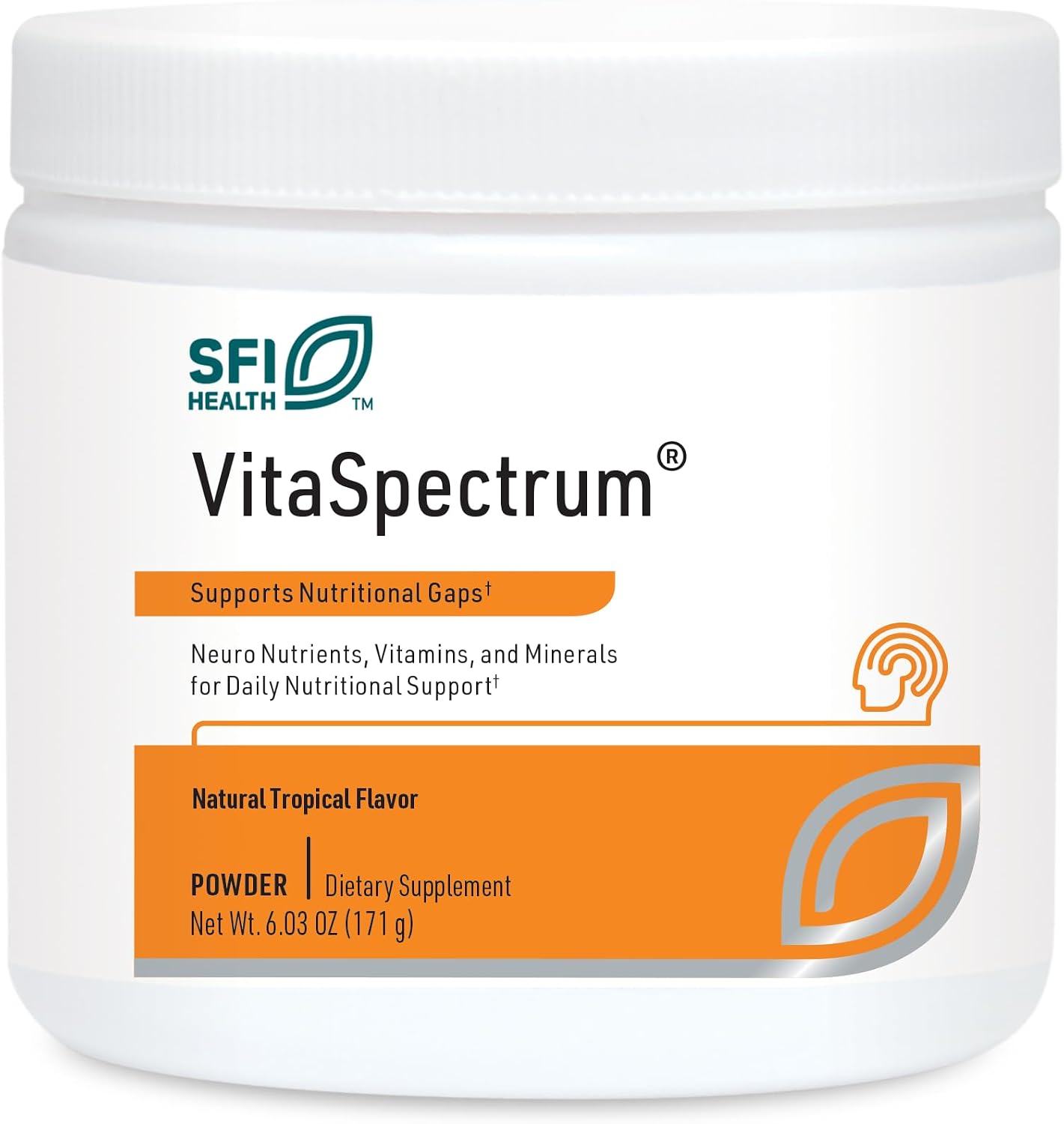 SFI Health Klaire Labs VitaSpectrum Powder - Children's Multivitamin/Mineral, Berry-Pomegranate, 171 g