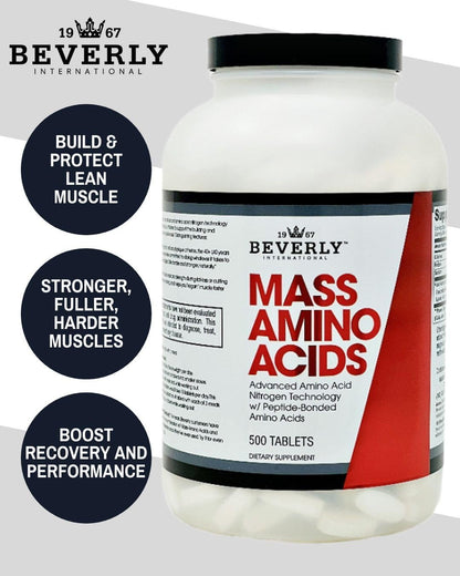 Beverly International Mass Amino Acids – 500 Tablets