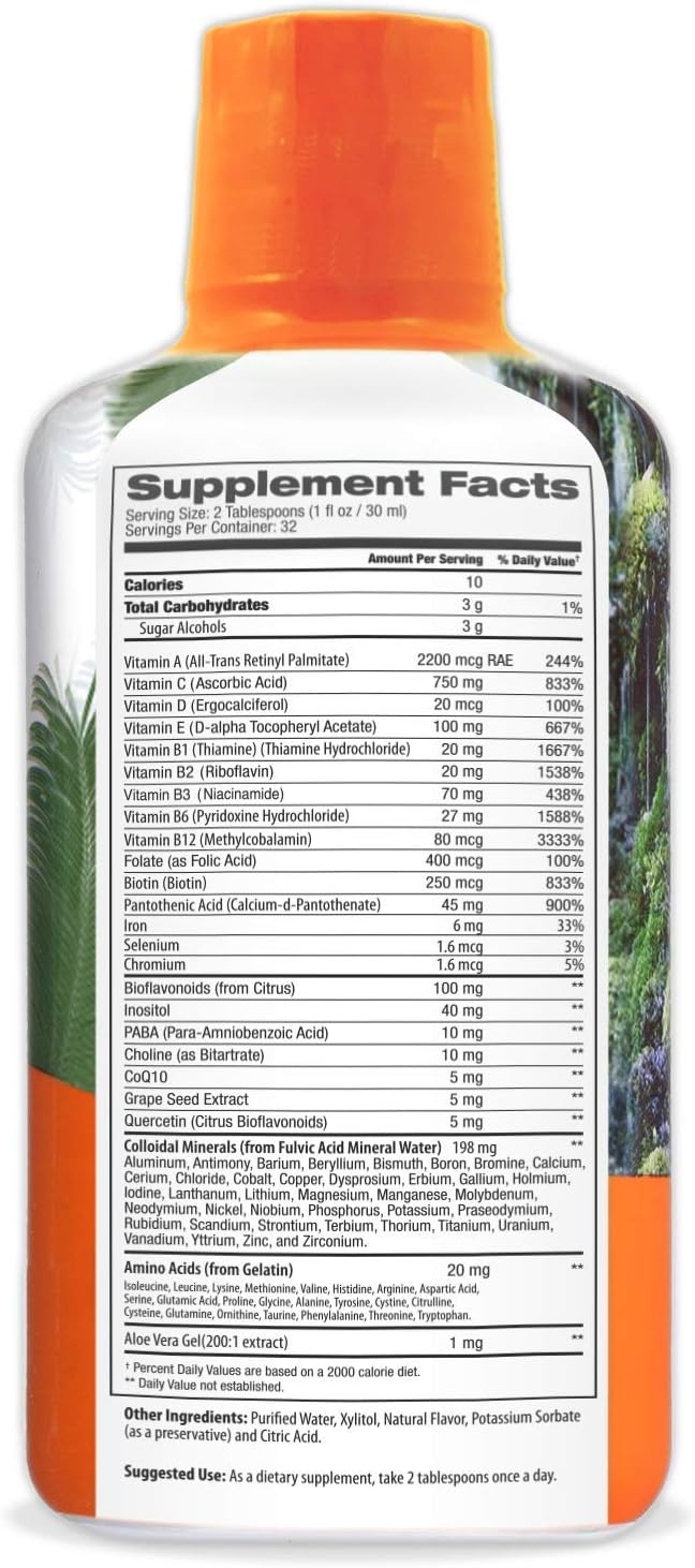 Tropical Oasis Mega Plus Liquid Multivitamin & Mineral Supplement – 946 ml