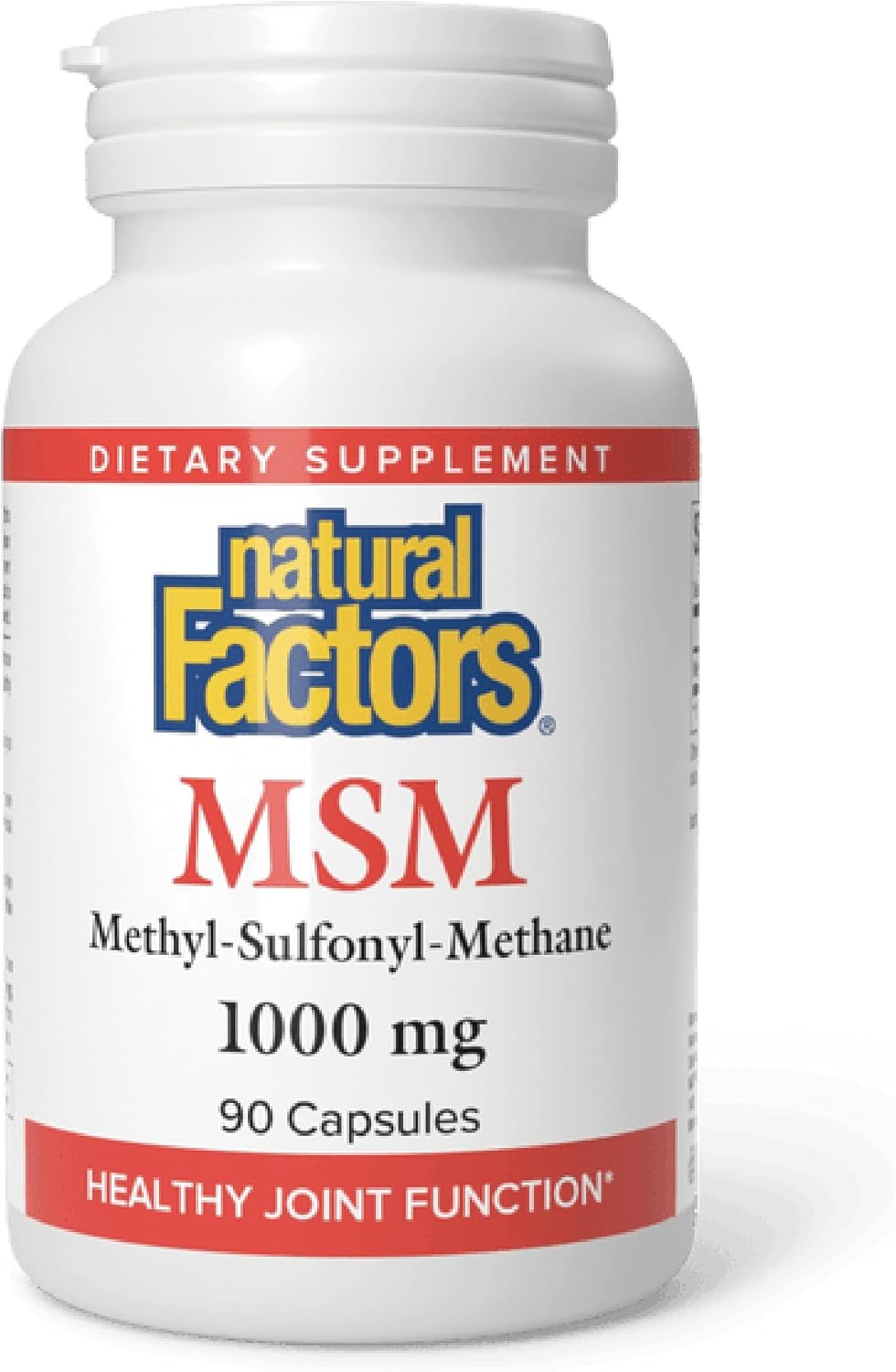 Natural Factors, MSM, Helps Maintain Healthy Joints, Hair, Skin and Nails, 90 Capsules
