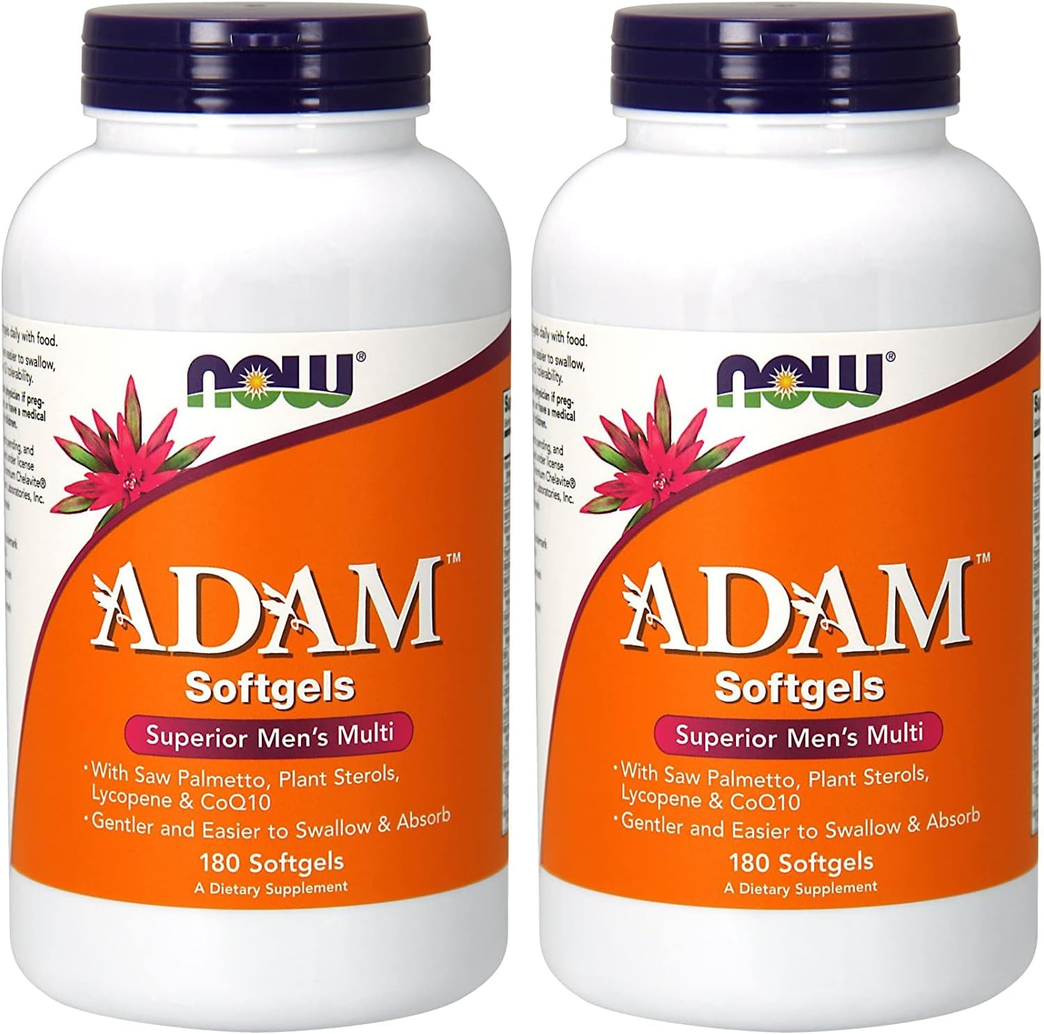 NOW Foods Adam Men's Multiple Vitamin - Softgels, 180 Count