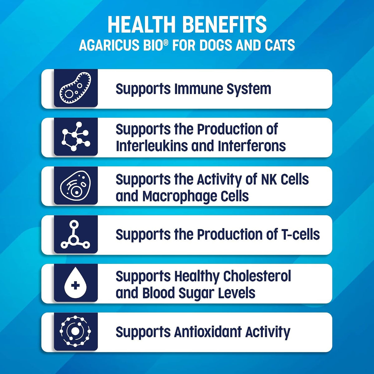 Agaricus Bio 300mg for Dogs and Cats – Beta Glucan Mushroom Pet Supplement, 60 Capsules - görsel 8