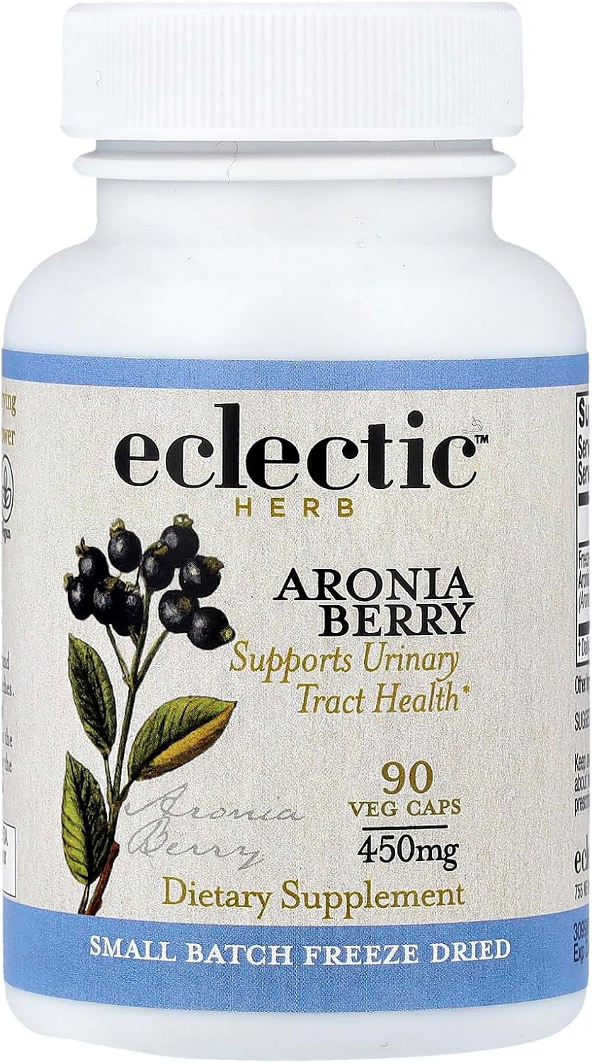 Eclectic Aronia Berry Cog Fdv, Blue, 90 Capsules