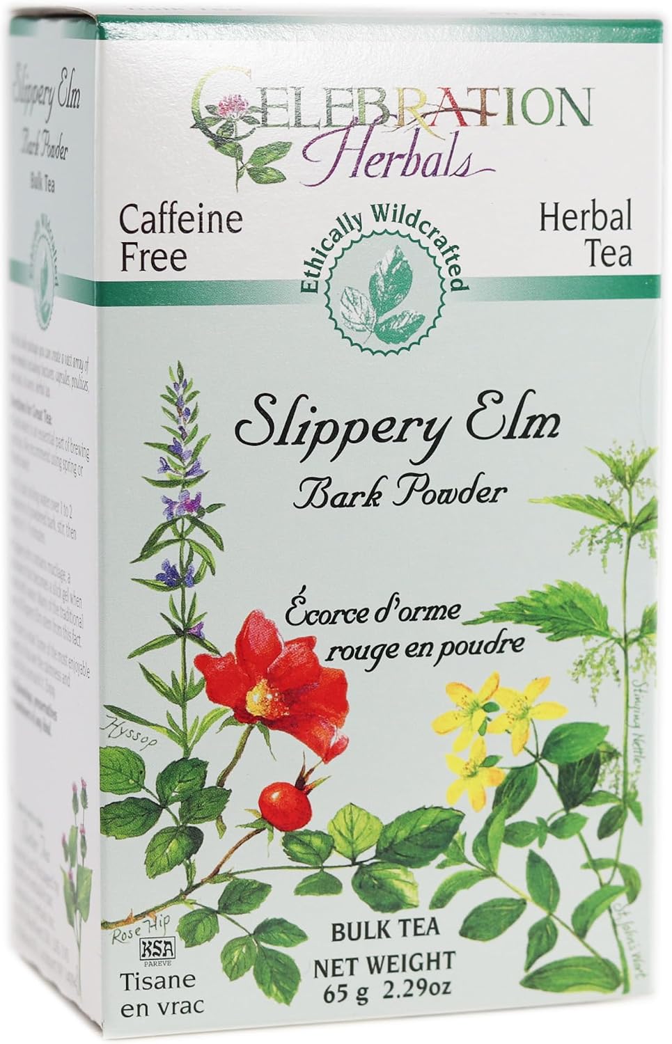 Slippery Elm Bark Powder - Wildcrafted, 65 g
