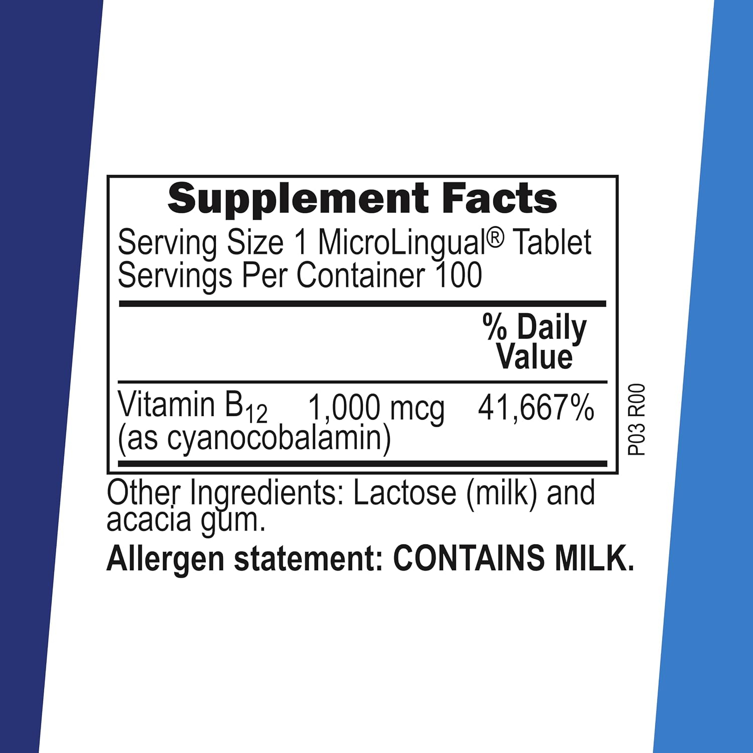 Superior Source No Shot Vitamin B12 1000 mcg – Sublingual Tablets, 100 Count