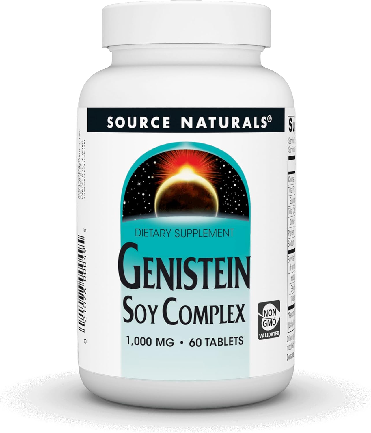 Source Naturals Genistein Soy Complex - 40 mg Soy Isoflavones, 60 Tablets
