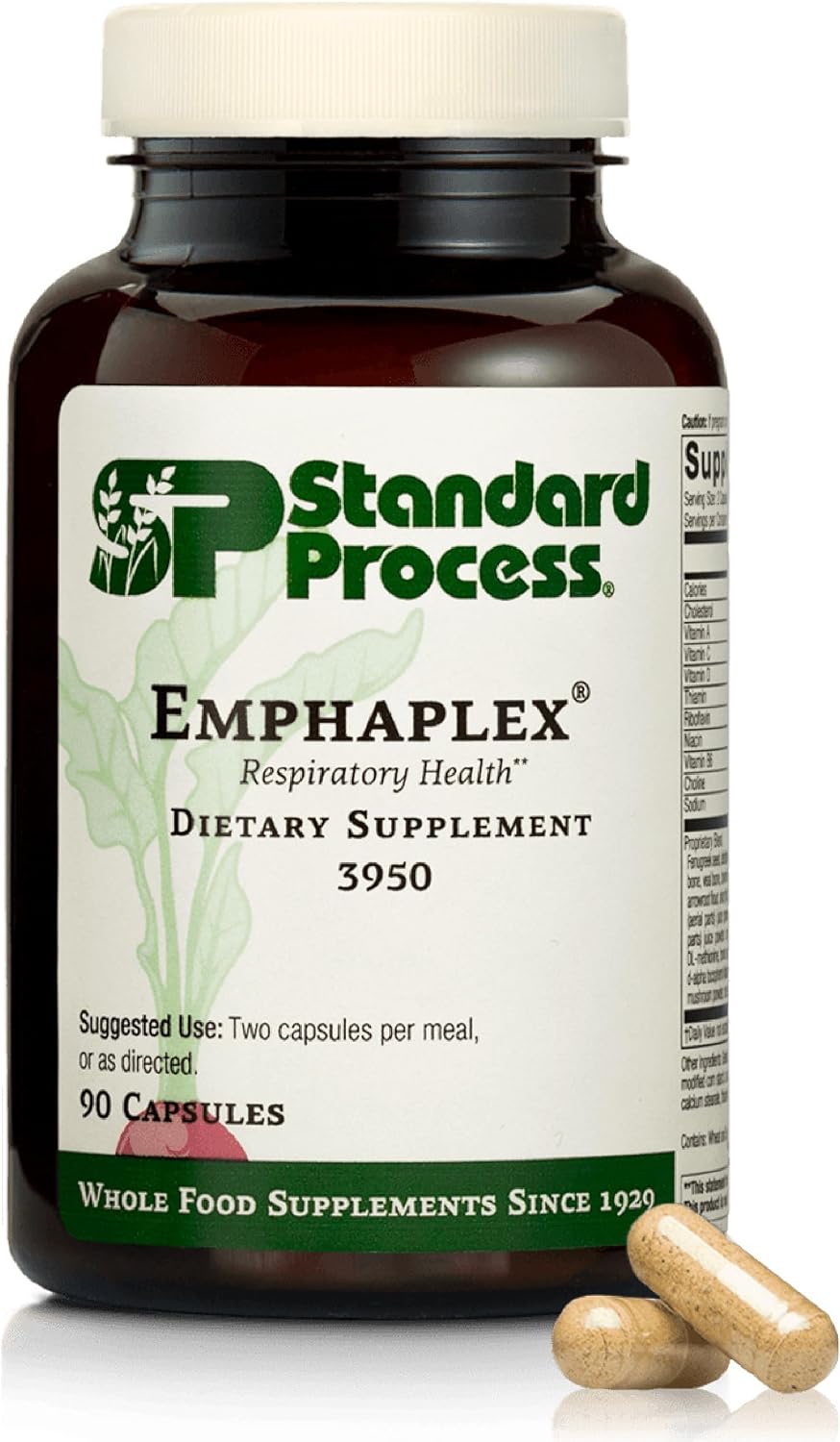 Standard Process Emphaplex - Respiratory System Support, 90 Capsules