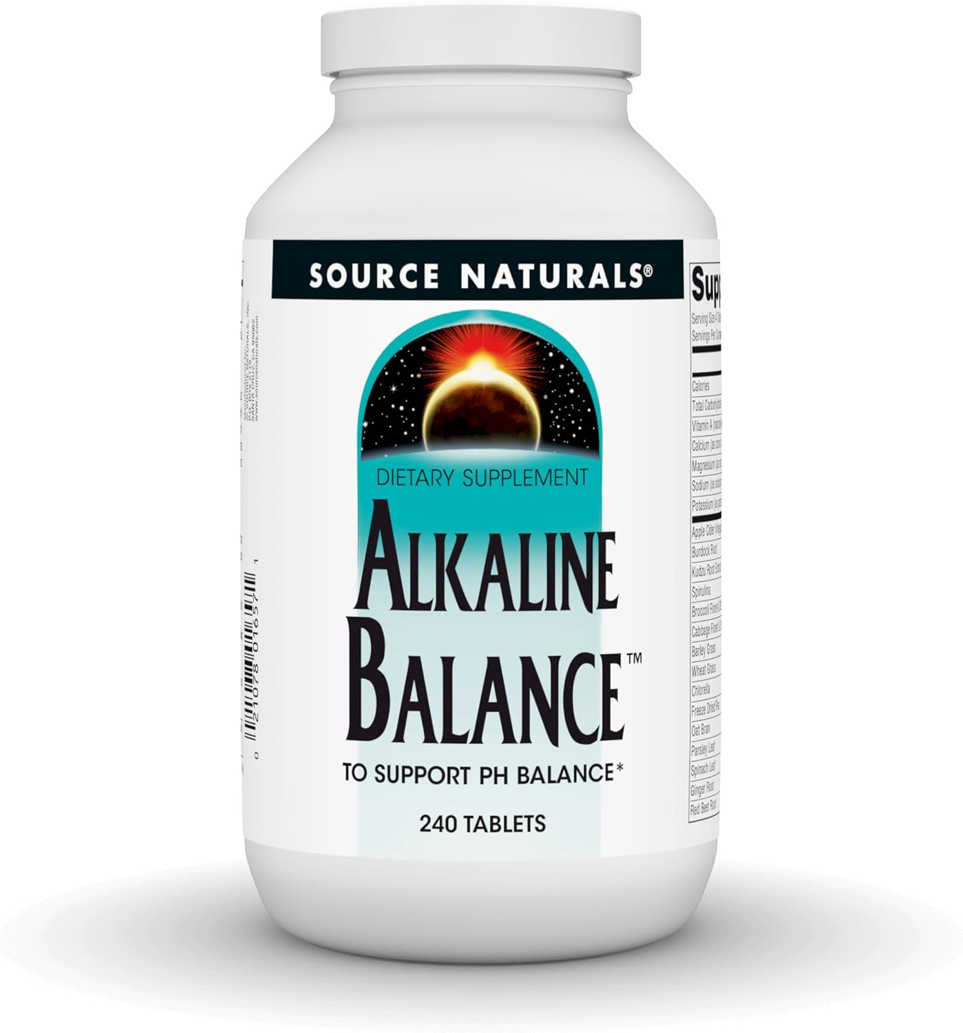 Source Naturals Alkaline Balance – pH Balance Supplement, 60 Tablets