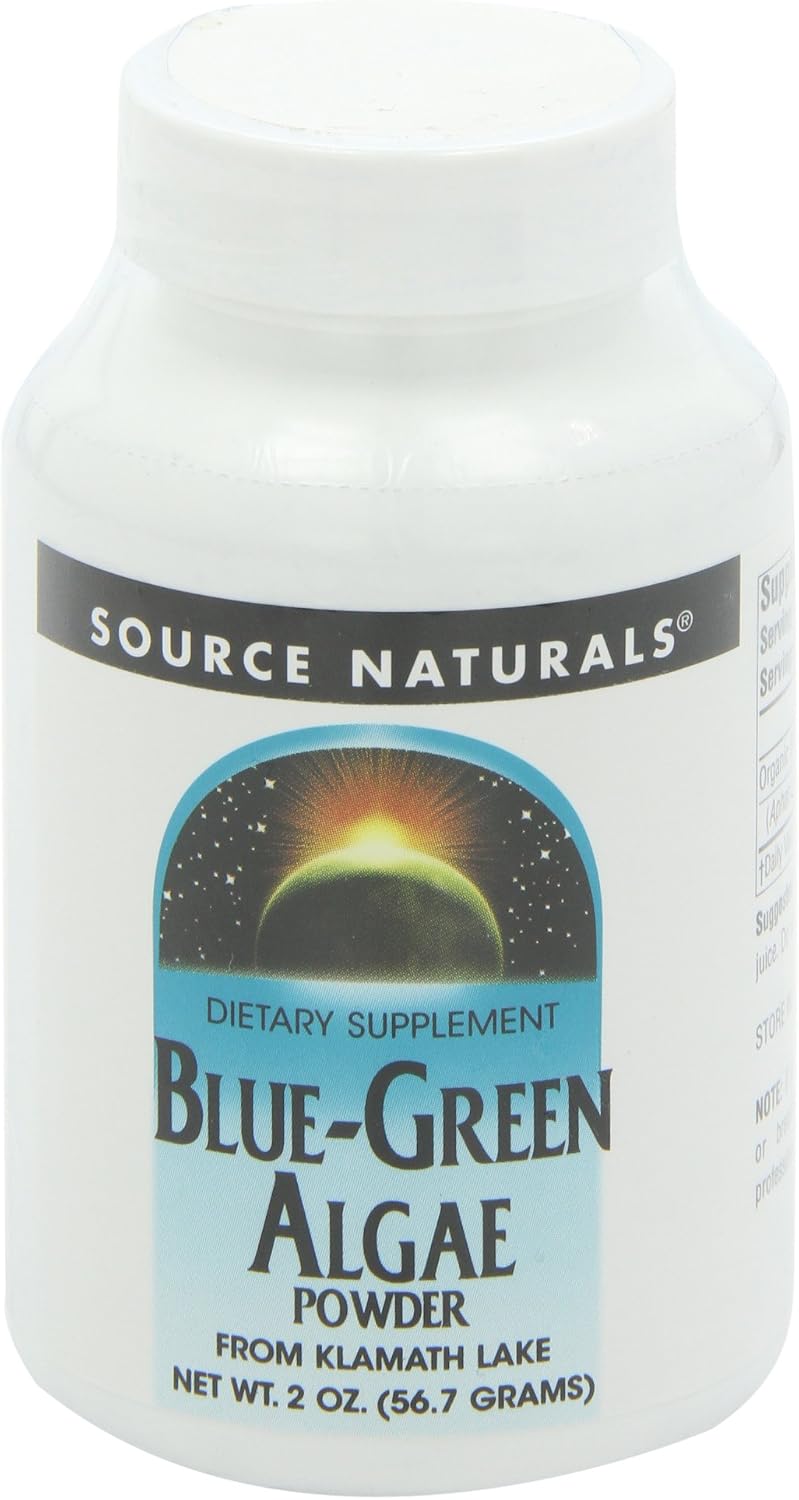 Source Naturals Blue-Green Algae from Klamath Lake – 2 oz Powder