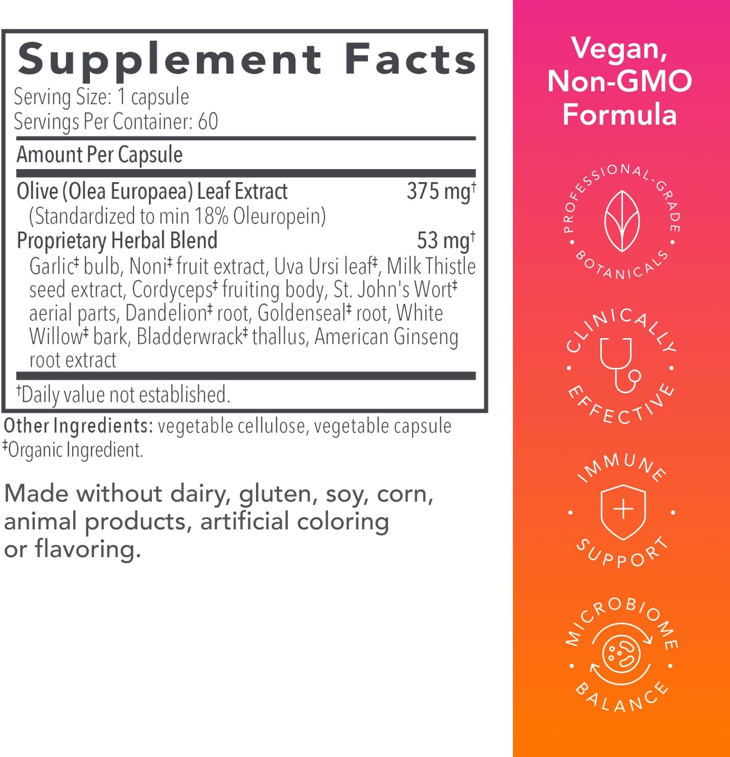 Biocidin Olivirex - High-Potency Olive Leaf Extract Capsules - görsel 6