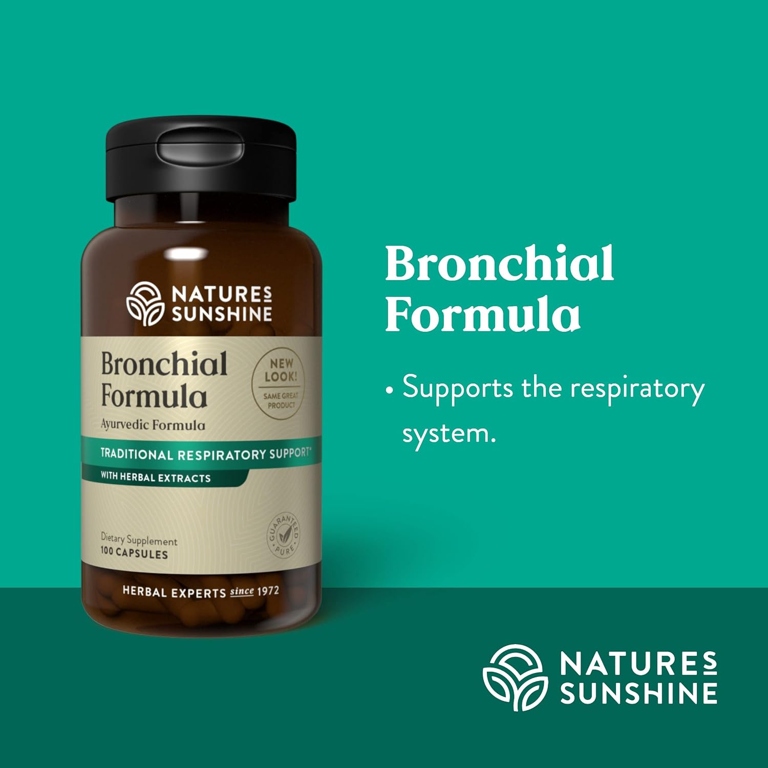 Nature's Sunshine Bronchial Formula – 100 Capsules