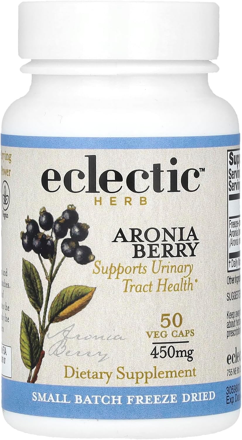Eclectic Institute Aronia Berry Supplement – 50 Capsules