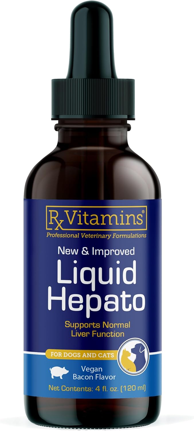 Rx Vitamins Liquid Hepato for Dogs and Cats, Original, 118 ml