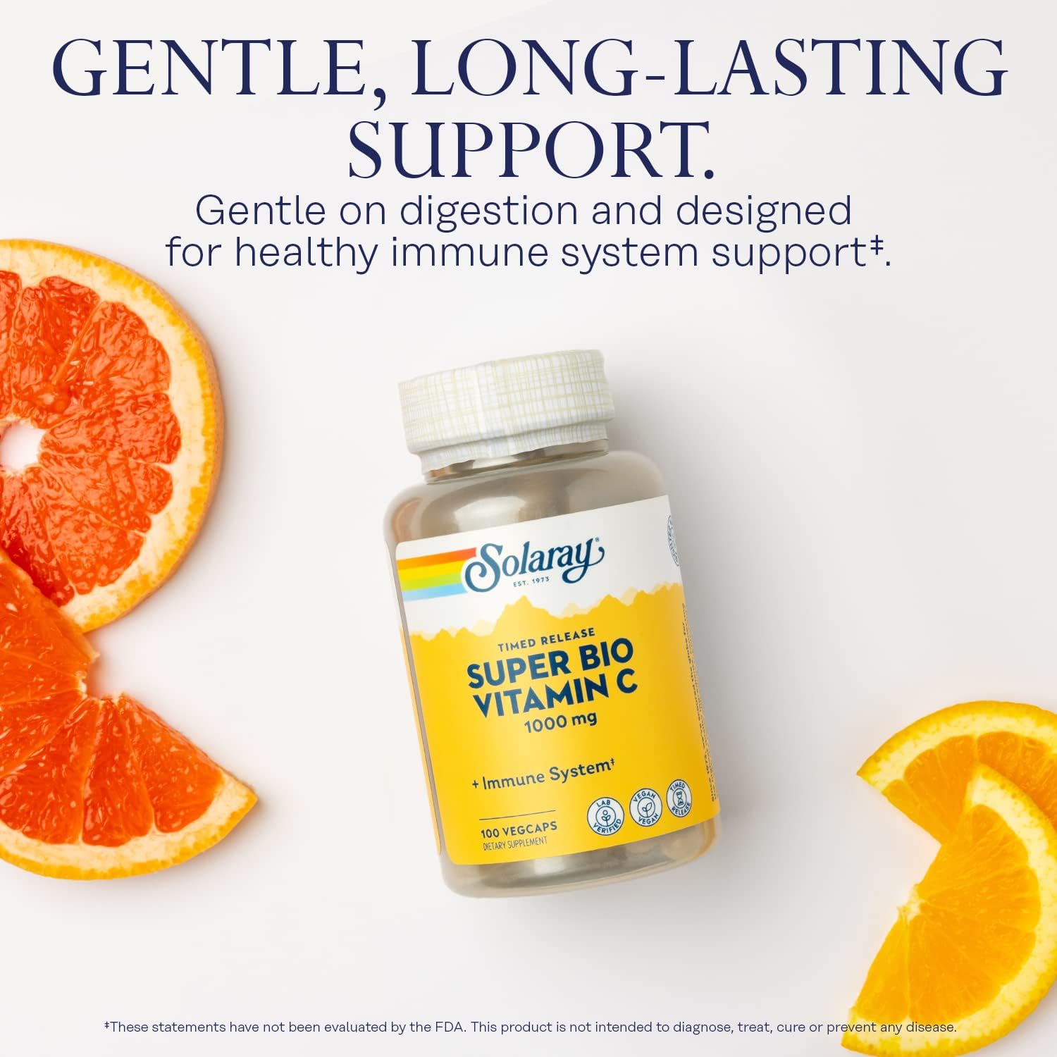 SOLARAY Super Bio Buffered Vitamin C 1000 mg Timed-Release