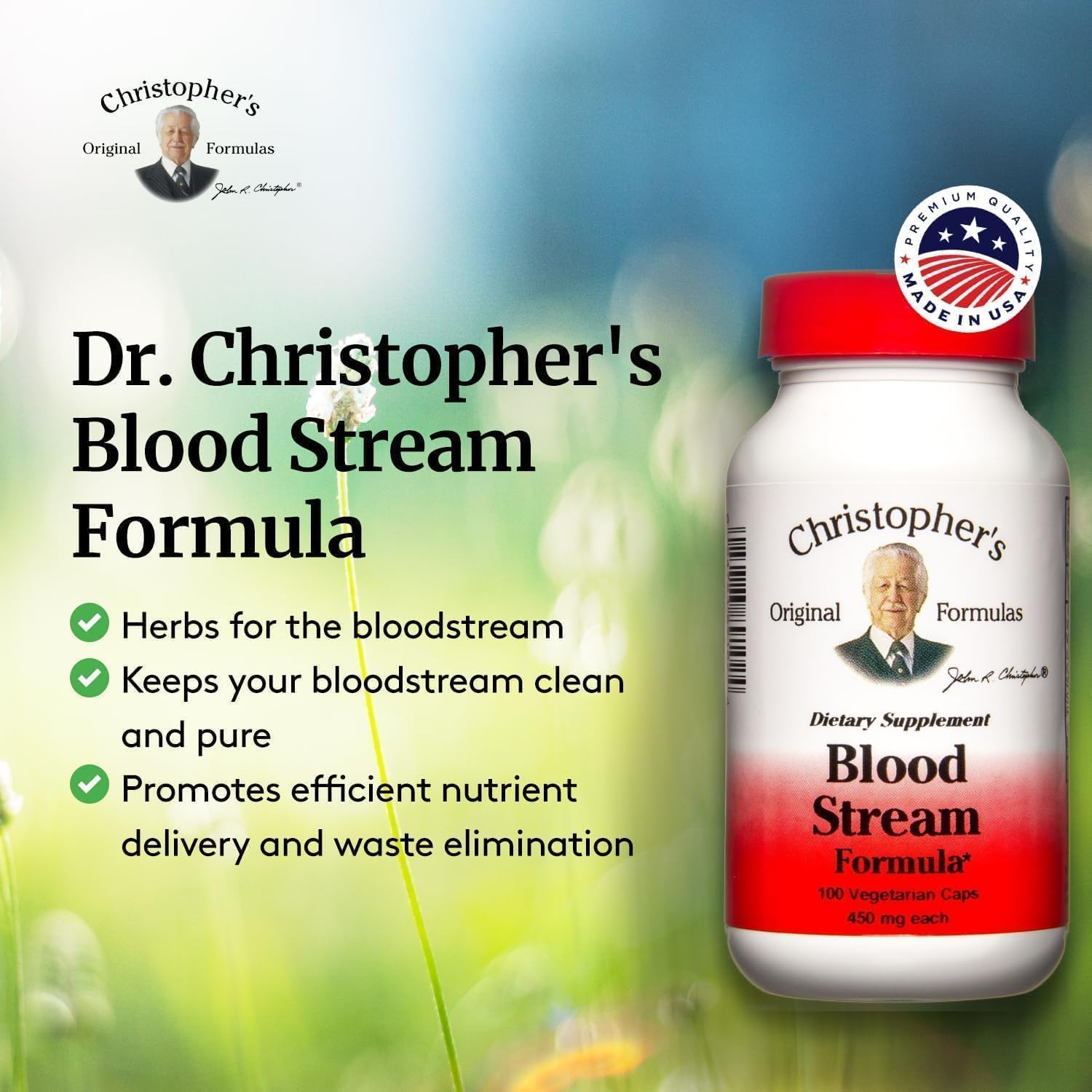 Christopher's Blood Stream Formula – Herbal Circulation & Vein Health