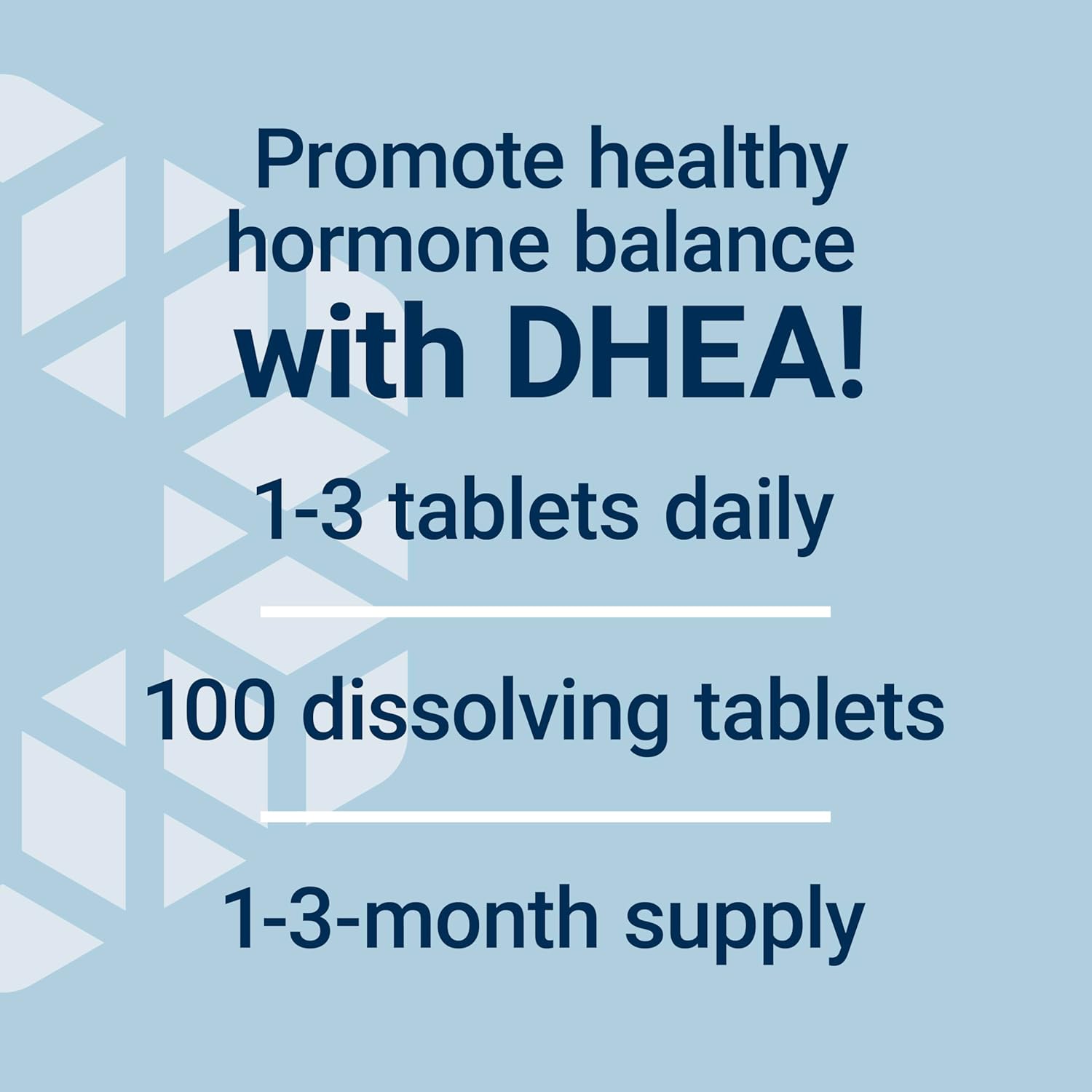 Life Extension DHEA 25 mg – Hormone Balance Supplement, Memory, Muscle Health, Bone Health, Dissolve-in-Mouth Tablets