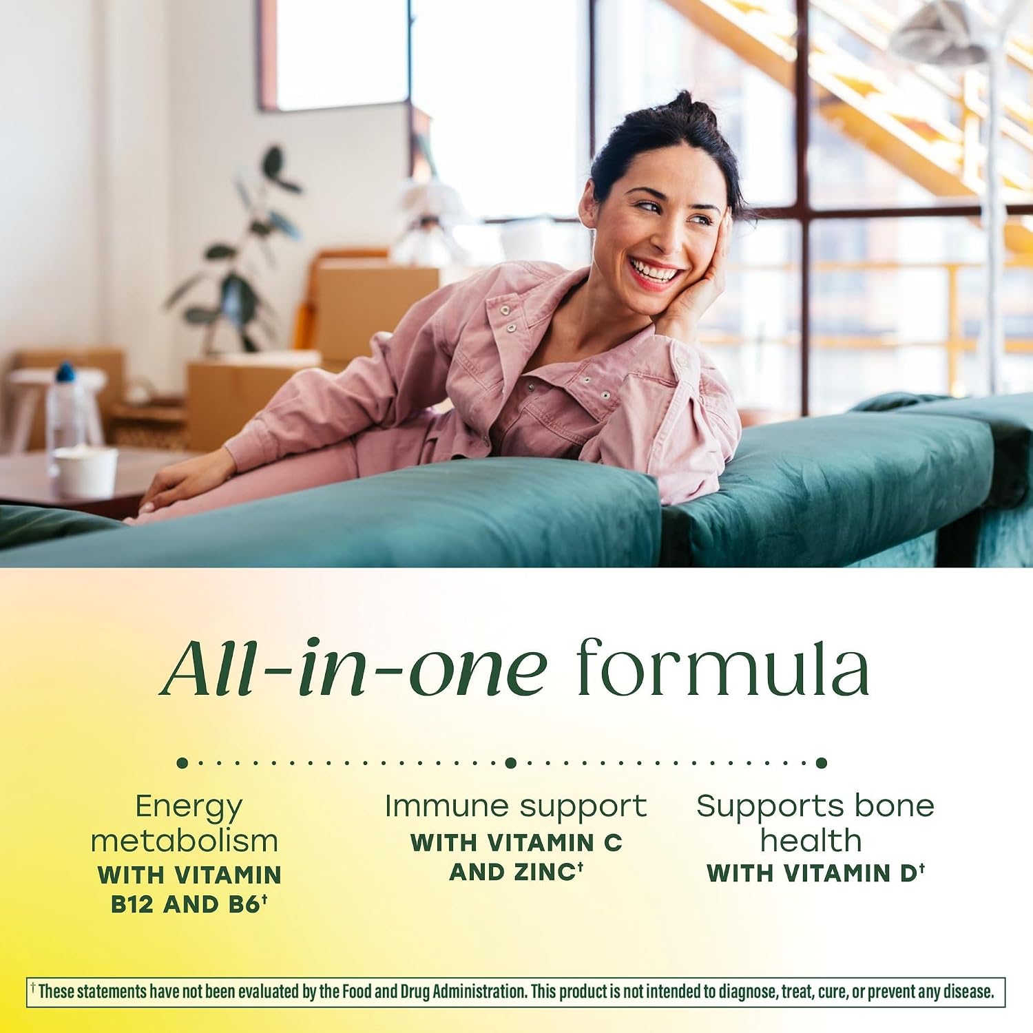 MegaFood Multivitamin for Women 40+ – One Daily with Methylated B12, Methyl Folate, Vitamin D3, C & Zinc – Energy, Immune & Bone Support – Vegetarian – 30 Tablets