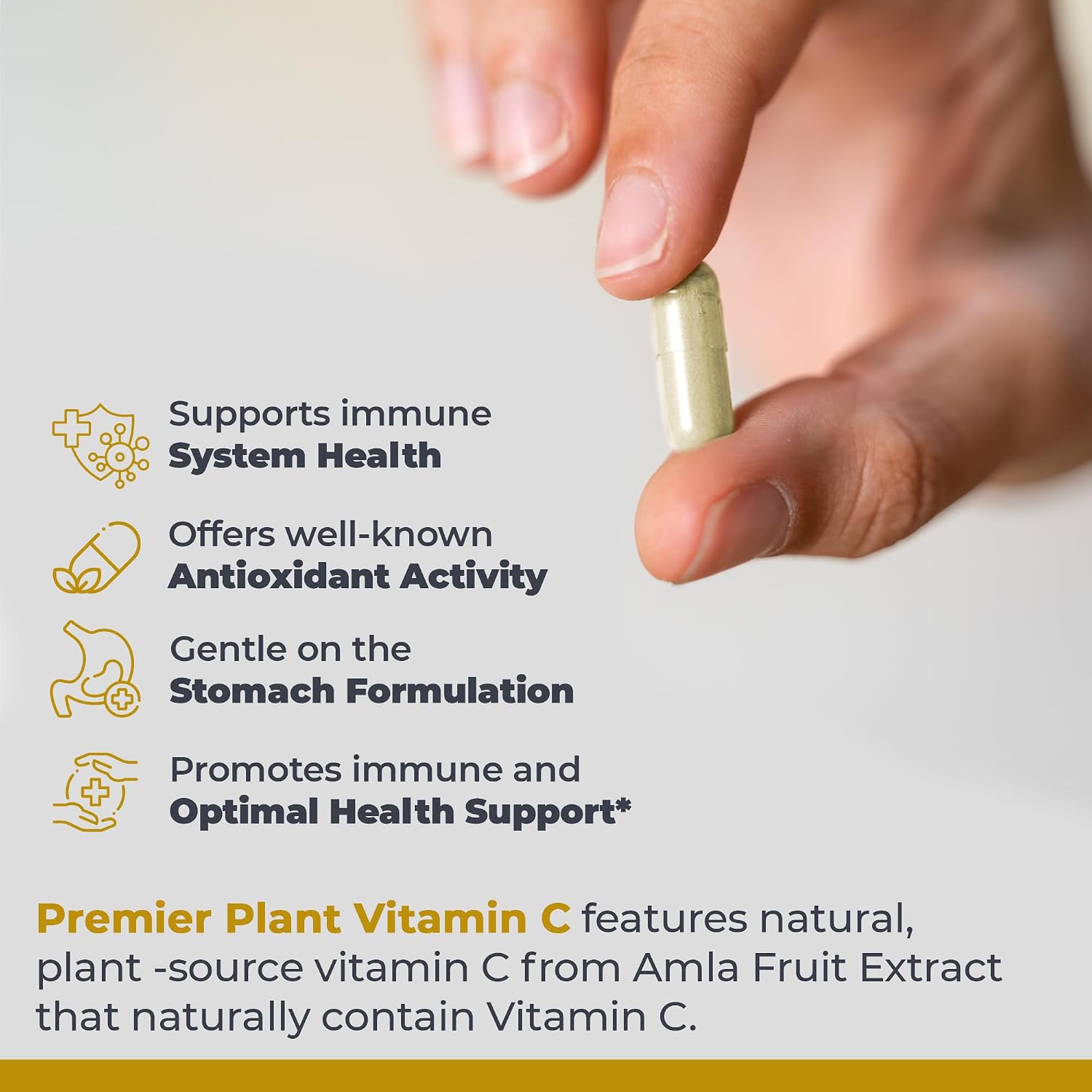 Premier Research Labs Essential C Complex - Whole Food Vitamin C with Bioflavonoids & Rose Hips - 60 Vegetarian Capsules