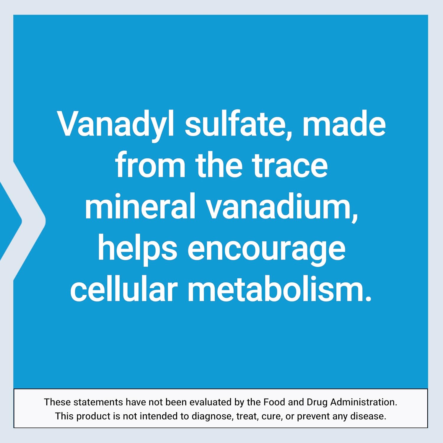 Life Extension Vanadyl Sulphate, Trace Mineral Supplement for Glycemic Balance and Metabolic Health – 100 Tablets