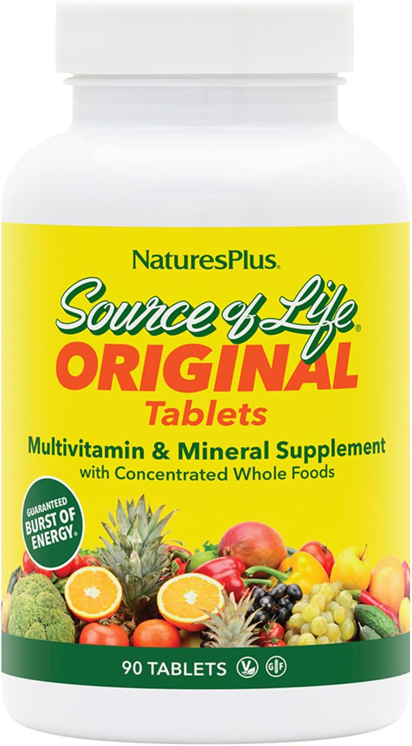 Nature's Plus Source of Life Multivitamin & Mineral Supplement – 180 Tablets