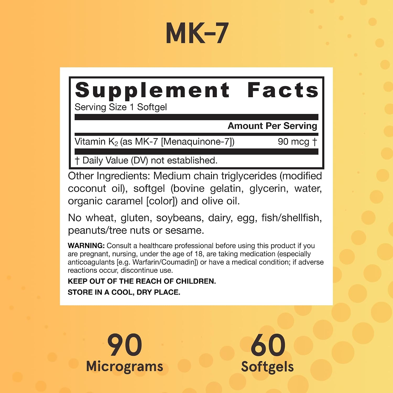 Jarrow Formulas MK-7 60 Softgels