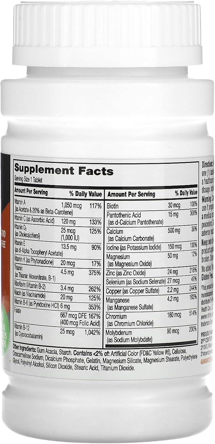 21st Century One Daily Women's 50+ Tablets, 100-Count - görsel 2