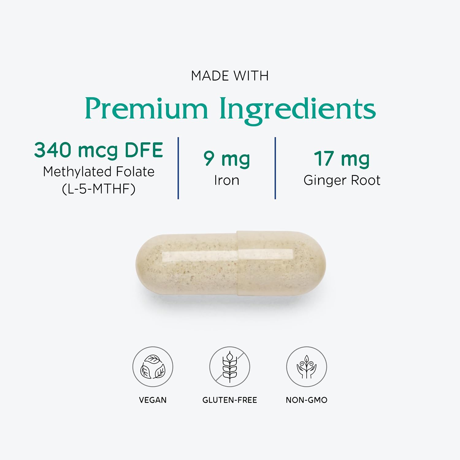Vitanica Maternal Symmetry, Prenatal and Postnatal Vitamins, Vegan/Vegetarian, 180 Capsules