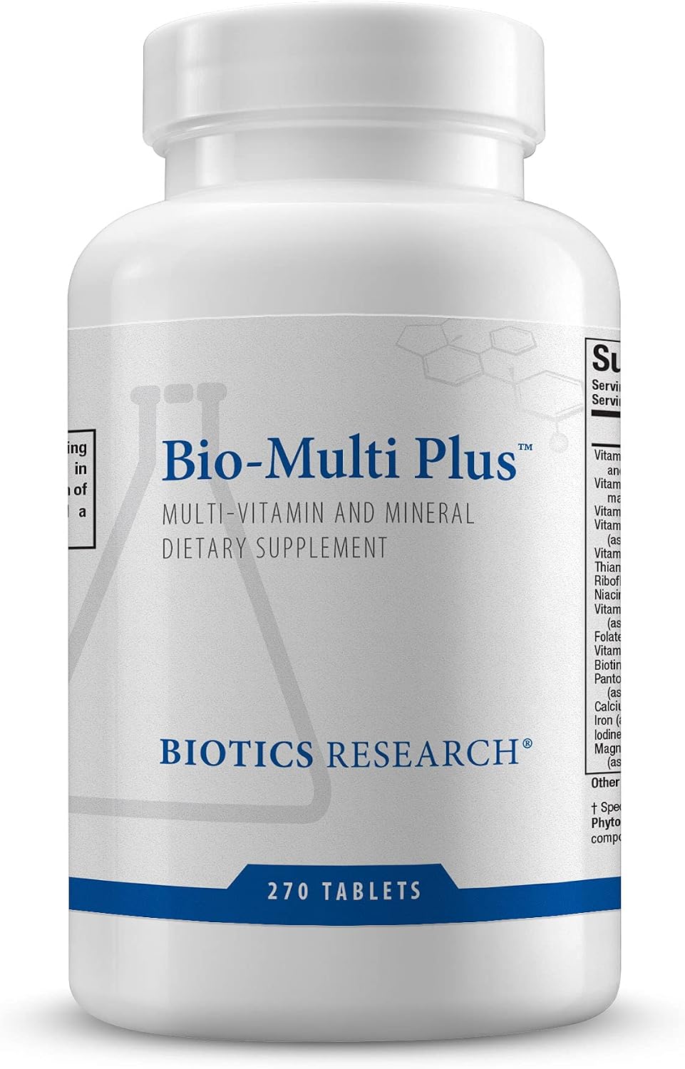 Bio-Multi Plus - Robust Foundational Multivitamin/Mineral Formula with Plant-Based Trace Minerals - 270 Tablets - görsel 1