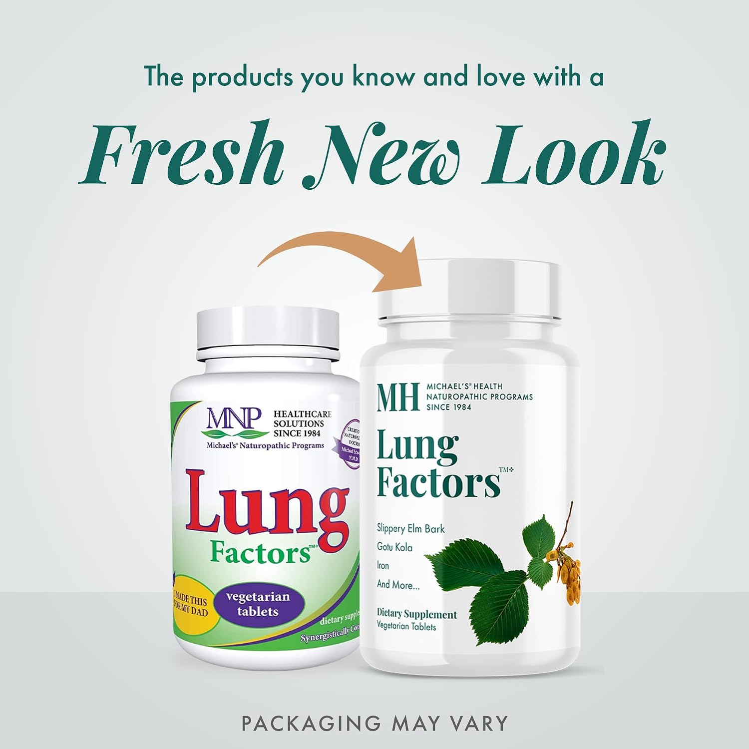 Michael’s Health Naturopathic Programs Lung Factors – 120 Vegetarian Tablets