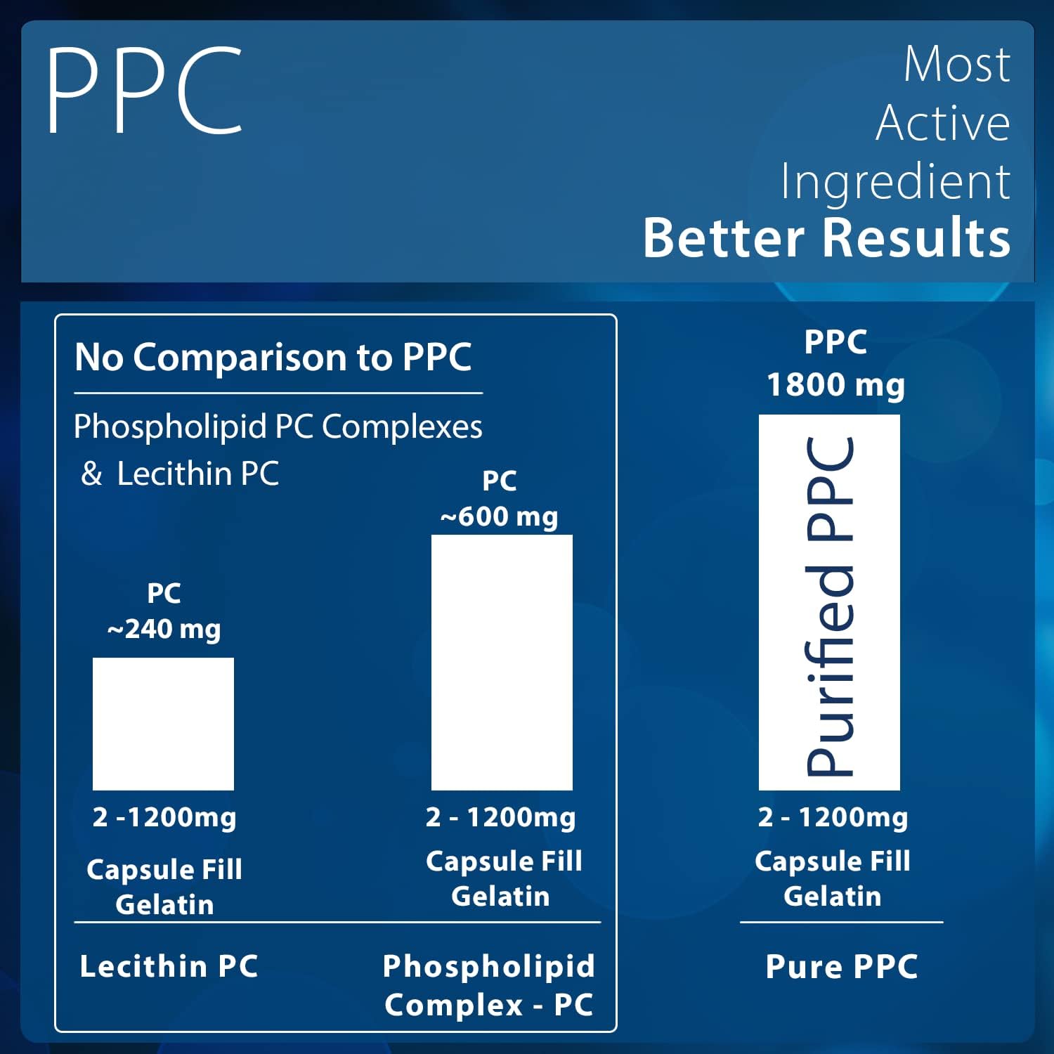 Nutrasal PhosChol PPC Polyenyl PhosphatidylCholine Choline Supplement 900 mg 300 Gelatin Capsules