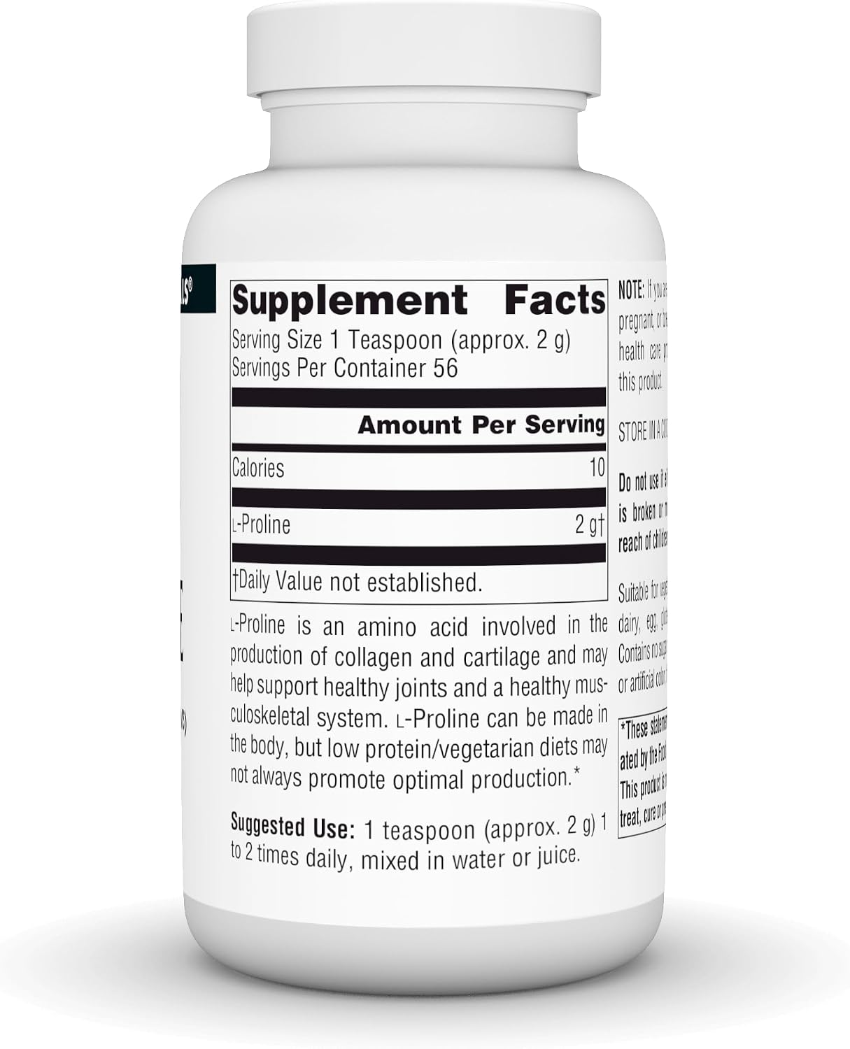 Source Naturals L-Proline Powder - 4 oz (113 g)