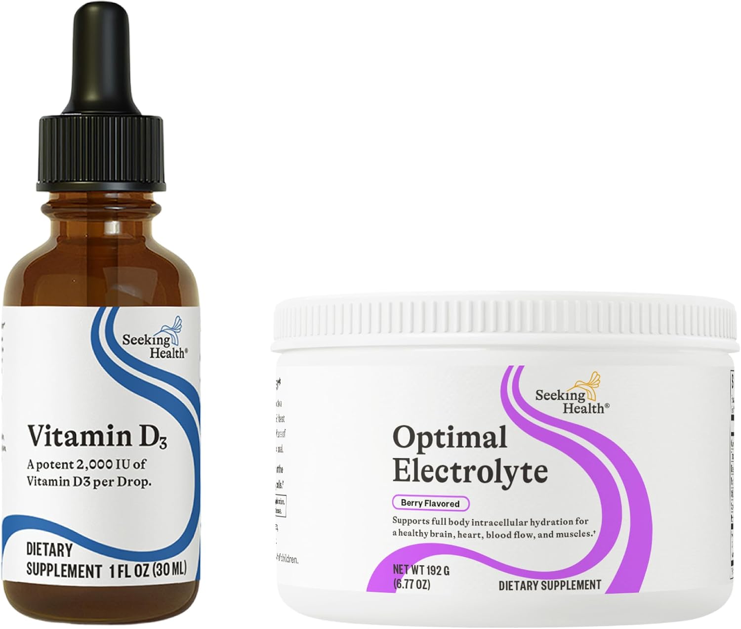 Seeking Health Vitamin D3 Drops - 2,000 IU per Serving, 30 mL (1 FL oz, 900 Servings)