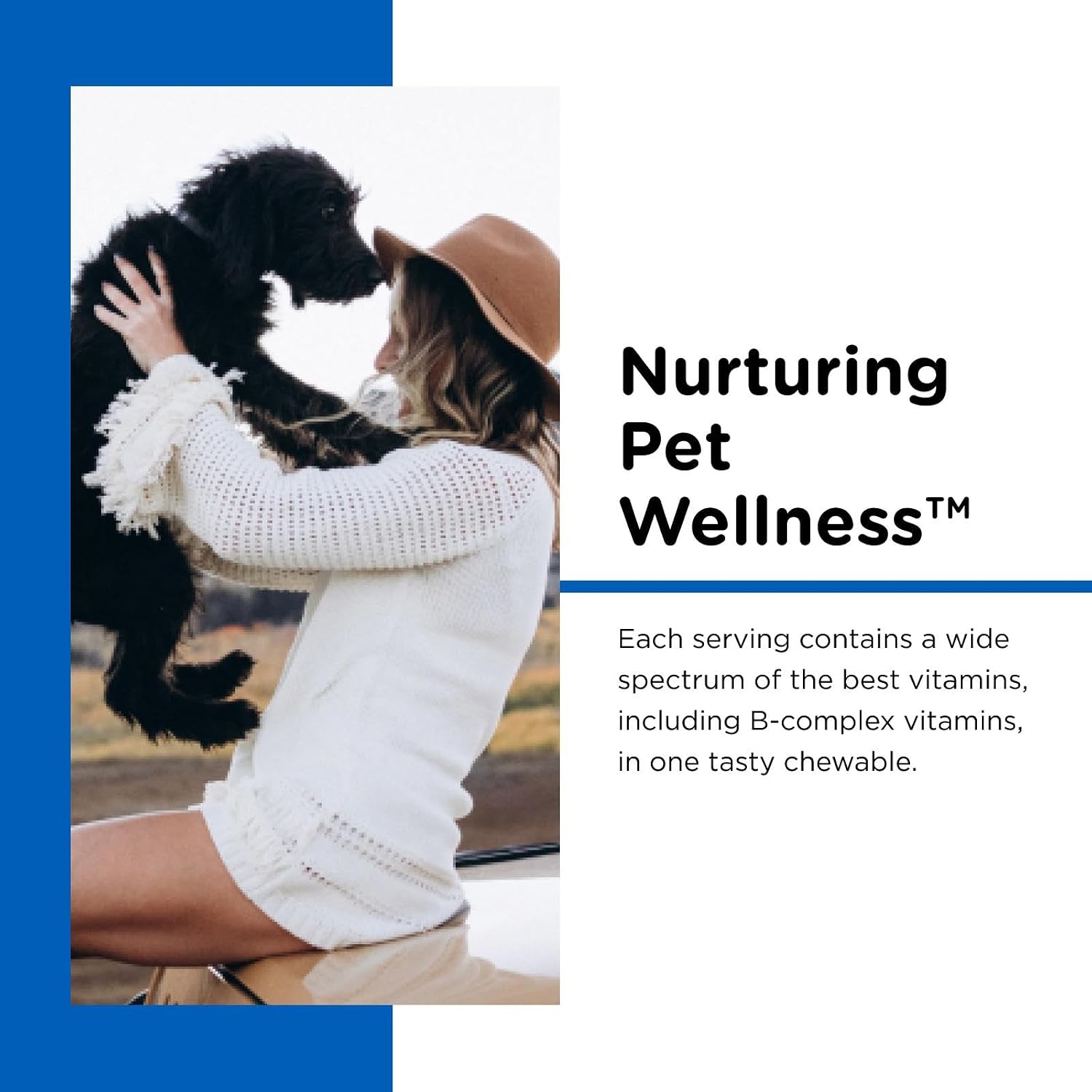 Nutri-Vet Puppy-Vite Chewable Tablets for Puppies - Daily Canine Multivitamin with Essential Vitamins & Minerals, 60 Count
