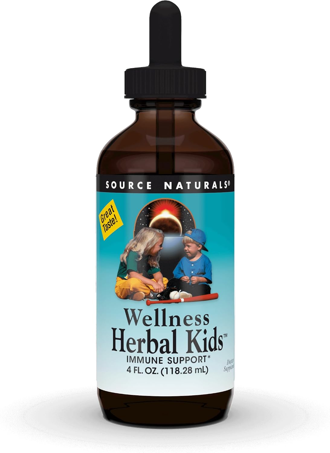 Source Naturals Wellness Herbal Kids Liquid Formula - Immune Support, 118 mL