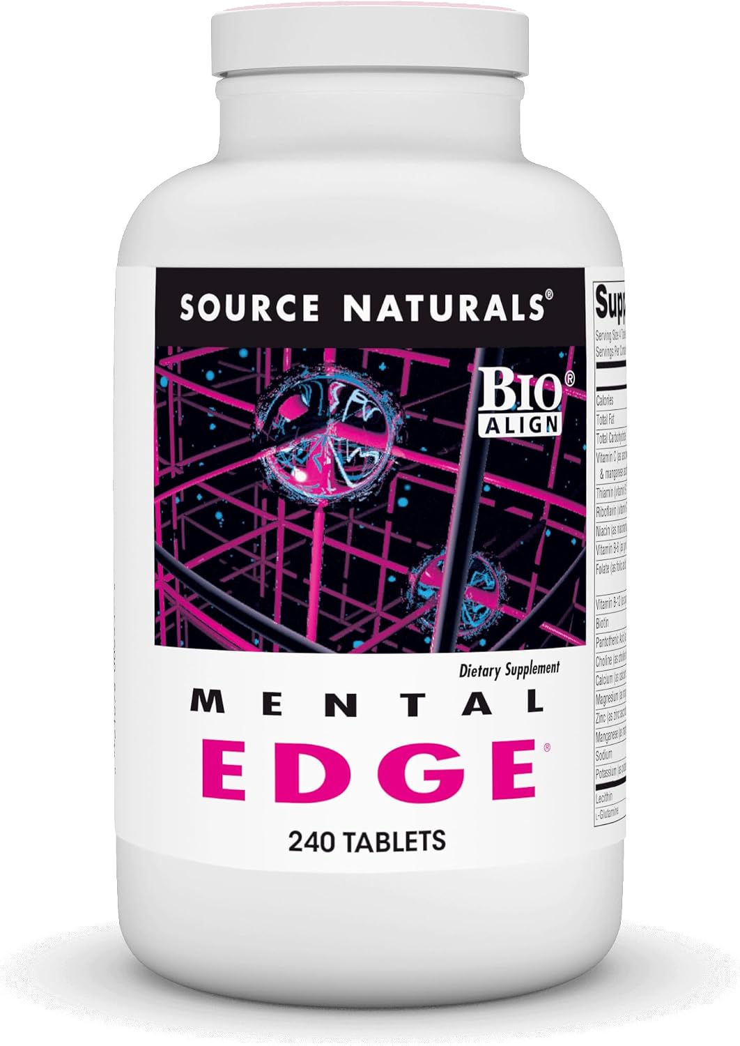 Source Naturals Mental Edge - Brain Boosting Supplement - 60 Tablets
