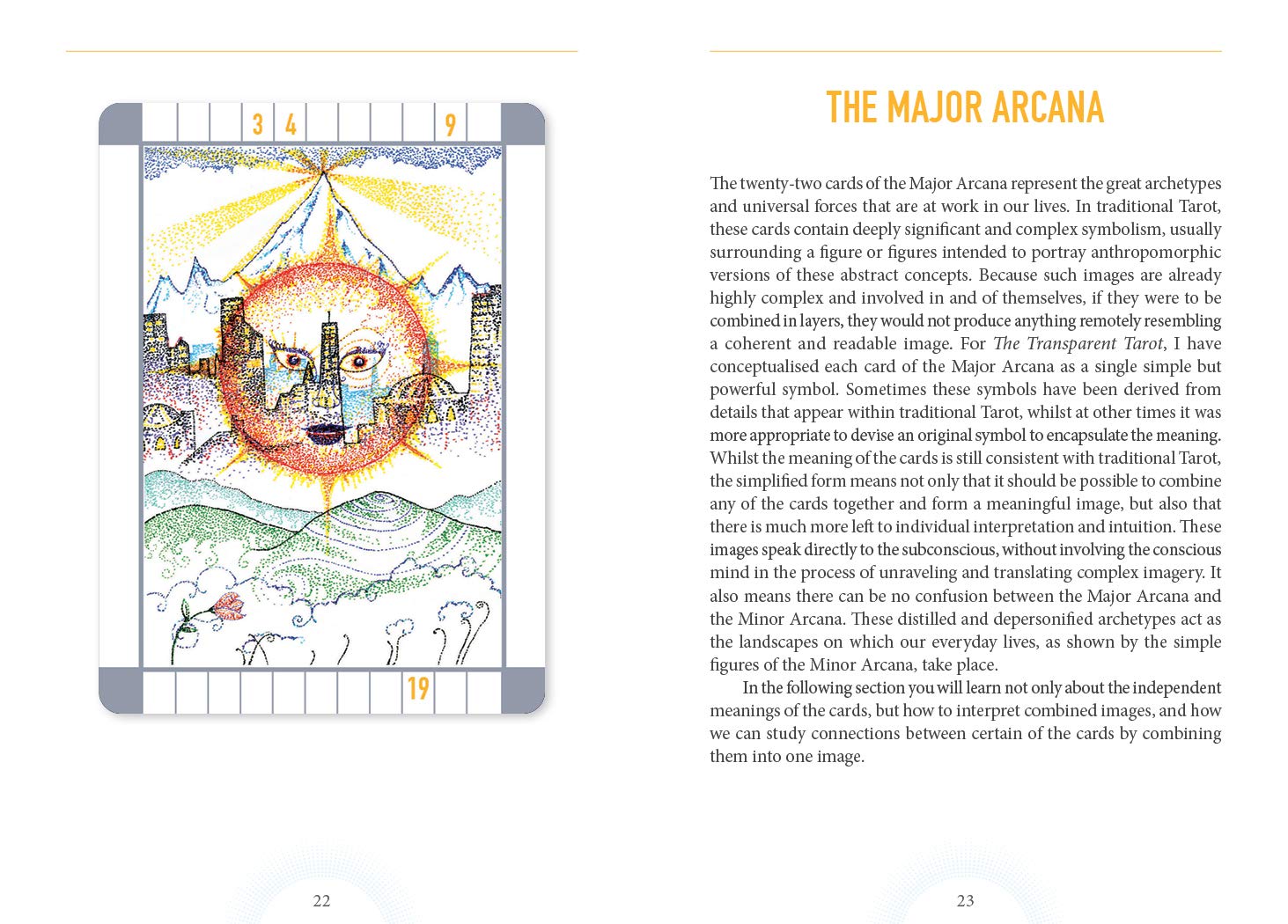 The Transparent Tarot: 2nd Edition Tarot Kit with 78 Cards and Guide Book